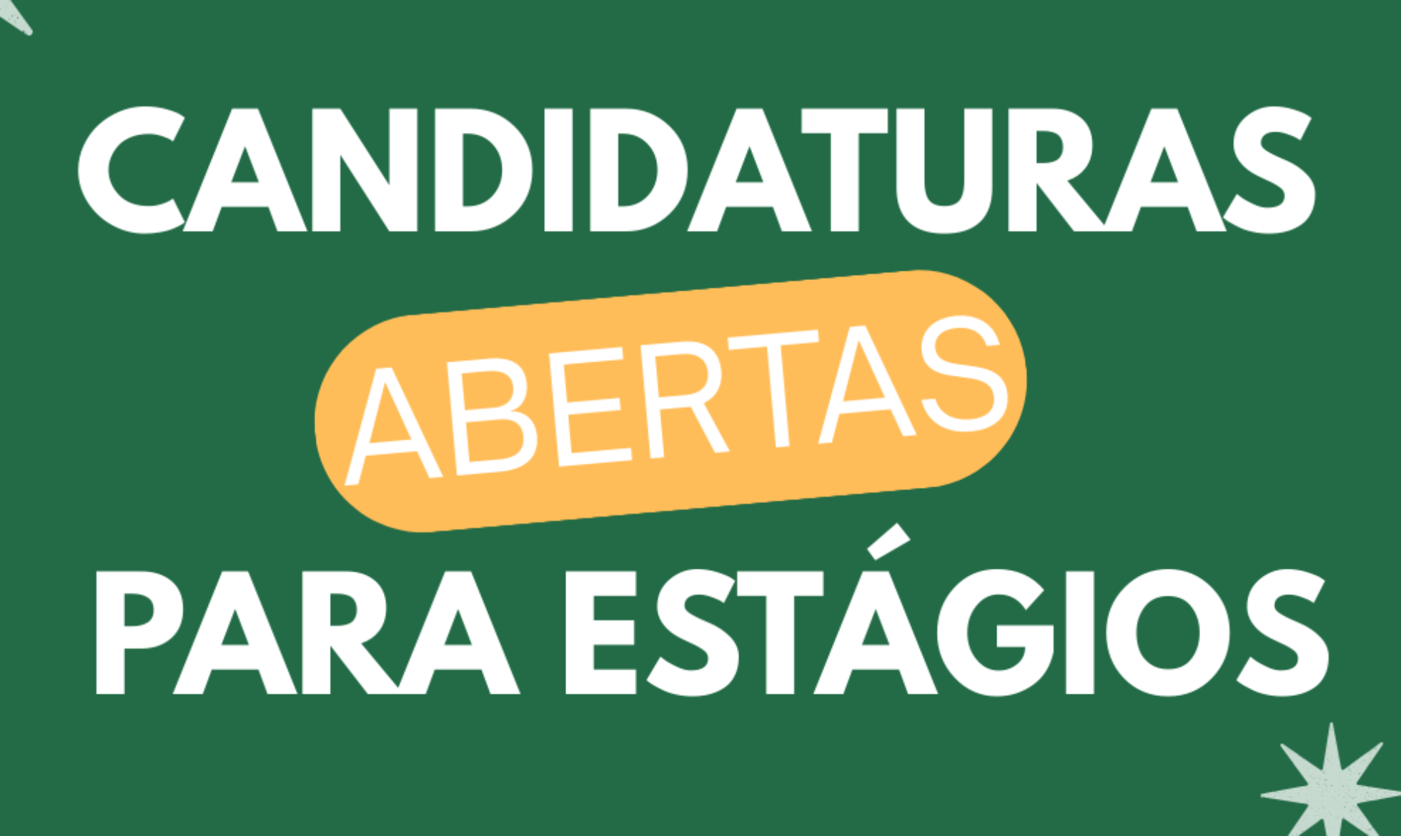 Ajudamos na sua submissão a estágios