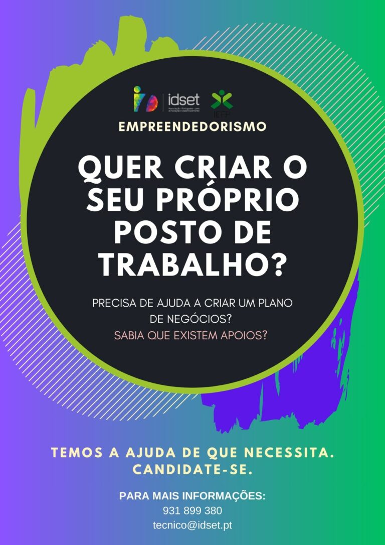 EPAT - Quer criar o seu próprio negócio? Fale connosco.
